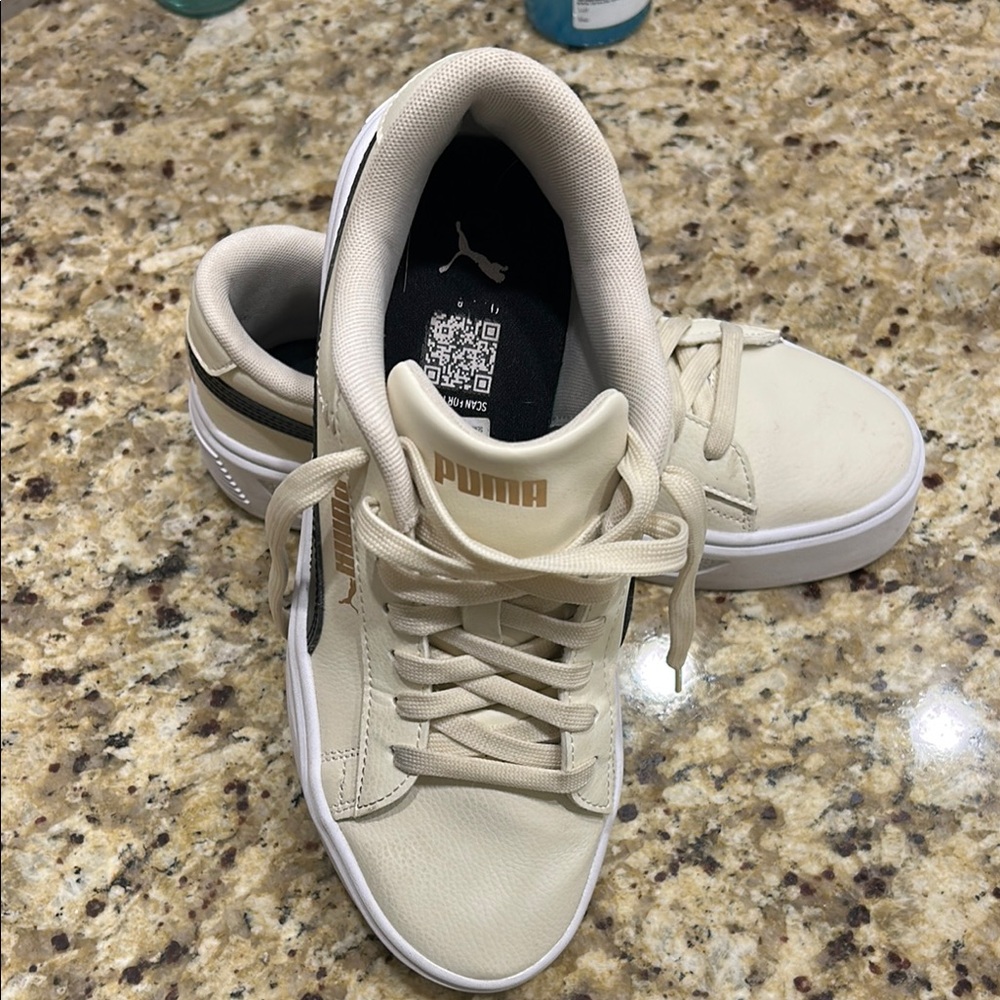 Puma Beige Casual Sneakers